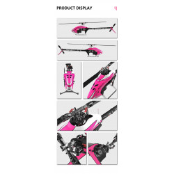 Goosky RS5 Pink with Azure main blade & tail blade-Pre Order